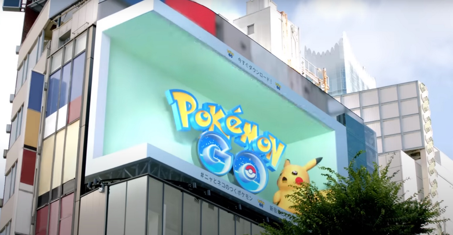 Τόκιο: Σε 3D διαφημιστική πινακίδα τα αιλουροειδή της Pokemon