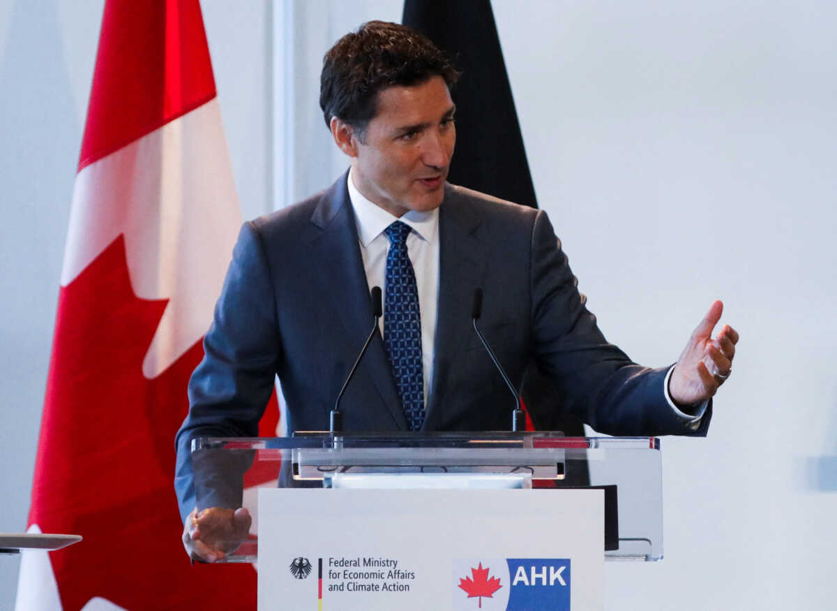Canada's Prime Minister Justin Trudeau attends the Canada-Germany Business Forum, in Toronto, Canada, August 23, 2022. REUTERS