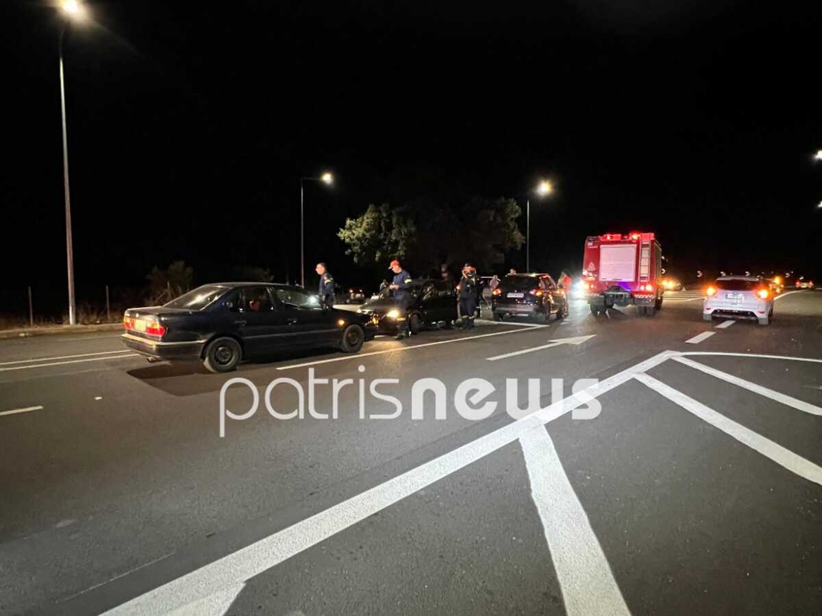 Ηλεία: Σοβαρό τροχαίο με 4 αυτοκίνητα – Πληροφορίες για εγκλωβισμένη γυναίκα