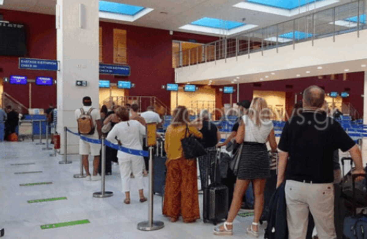 Χανιά: Χαμός με Βελγίδα τουρίστρια στο αεροδρόμιο – Άρπαξε πυροσβεστήρα και ψέκαζε τον κόσμο