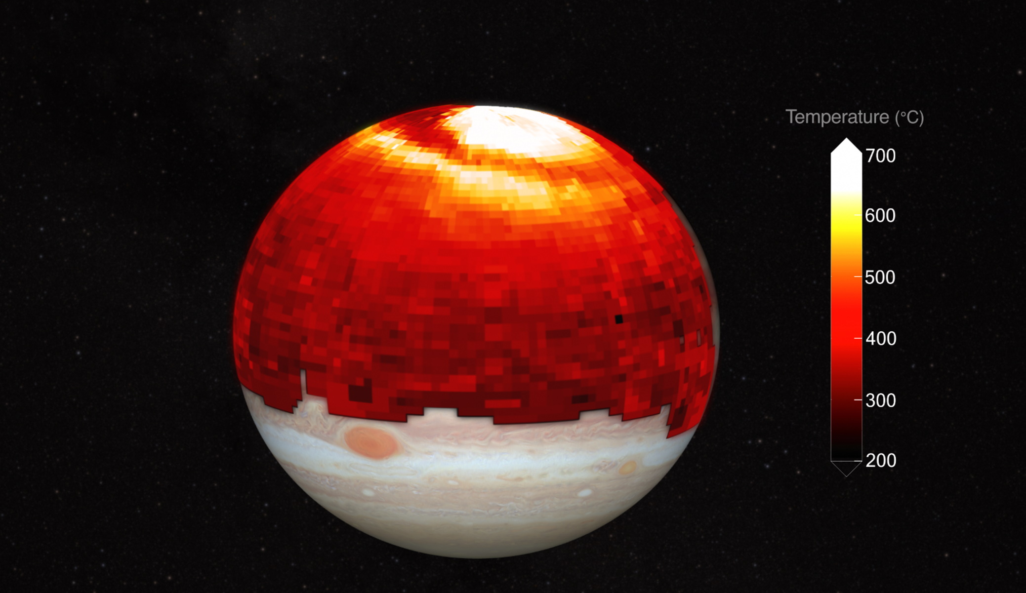 Jupiter hugs the Earth warmly Jupiter hugs the Earth warmly