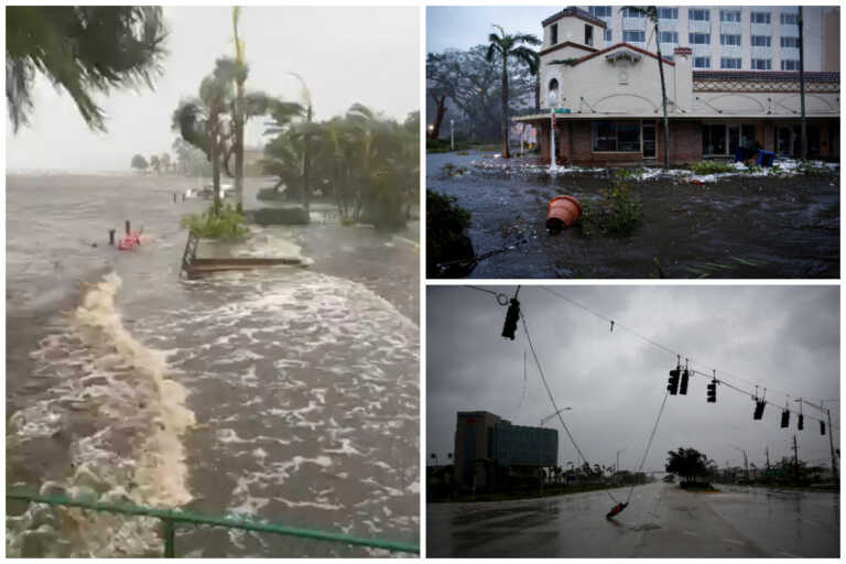 Ο κυκλώνας Ίαν «σάρωσε» την Φλόριντα - Δυο εκατομμύρια άνθρωποι χωρίς ρεύμα, η θάλασσα βγήκε... στη στεριά