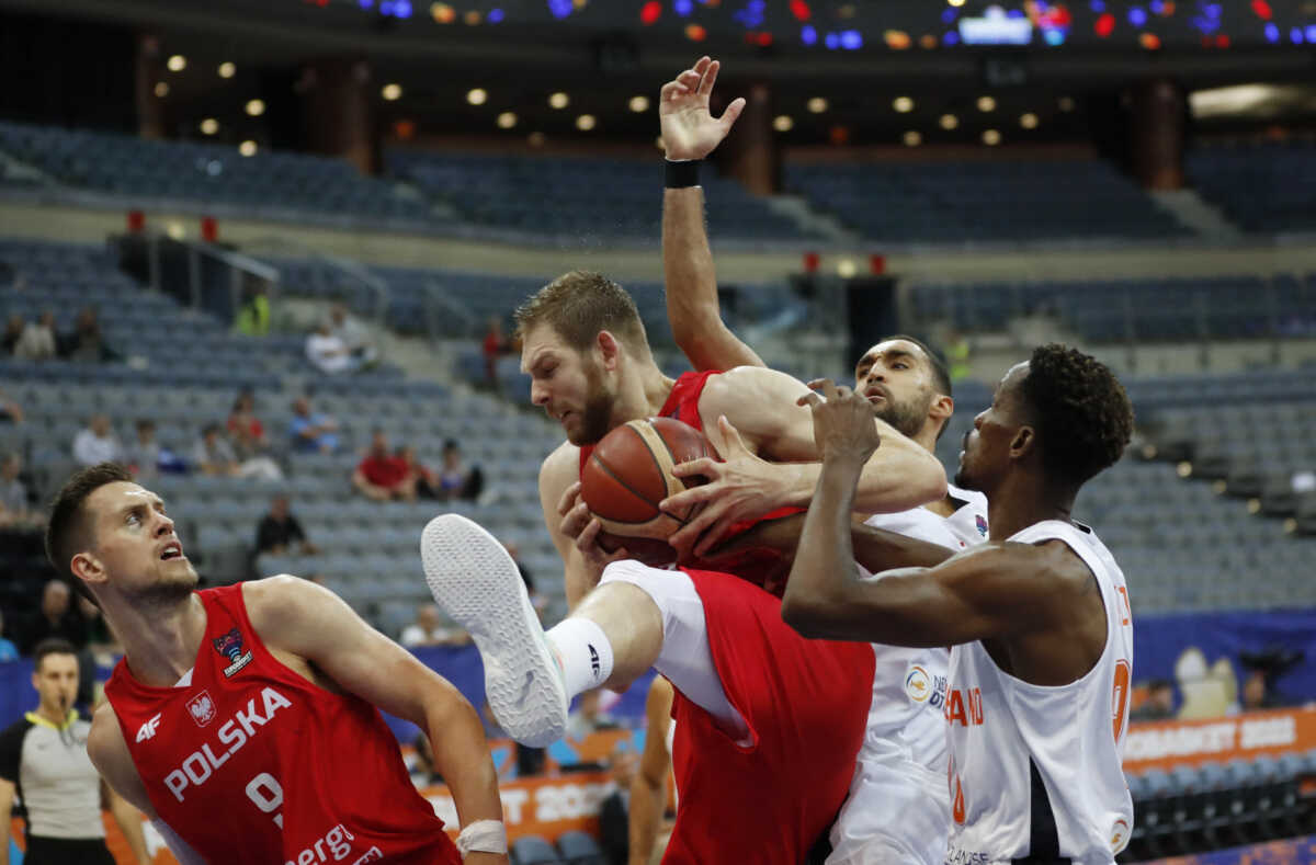 Basketball - EuroBasket Championship - Group D - Netherlands v Poland - Prague Arena, Prague, Czech Republic - September 6, 2022  Poland's Michal Sokolowski in action REUTERS