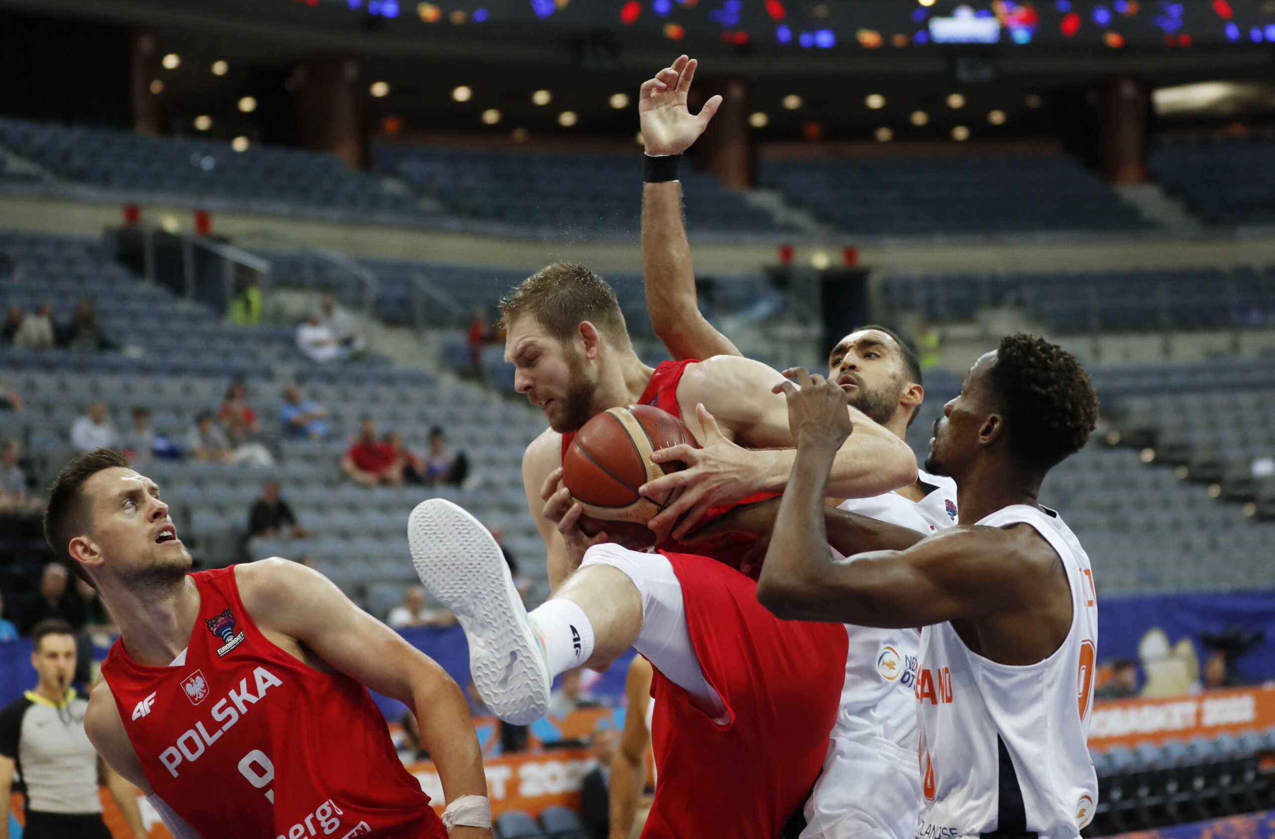 Basketball - EuroBasket Championship - Group D - Netherlands v Poland - Prague Arena, Prague, Czech Republic - September 6, 2022  Poland's Michal Sokolowski in action REUTERS
