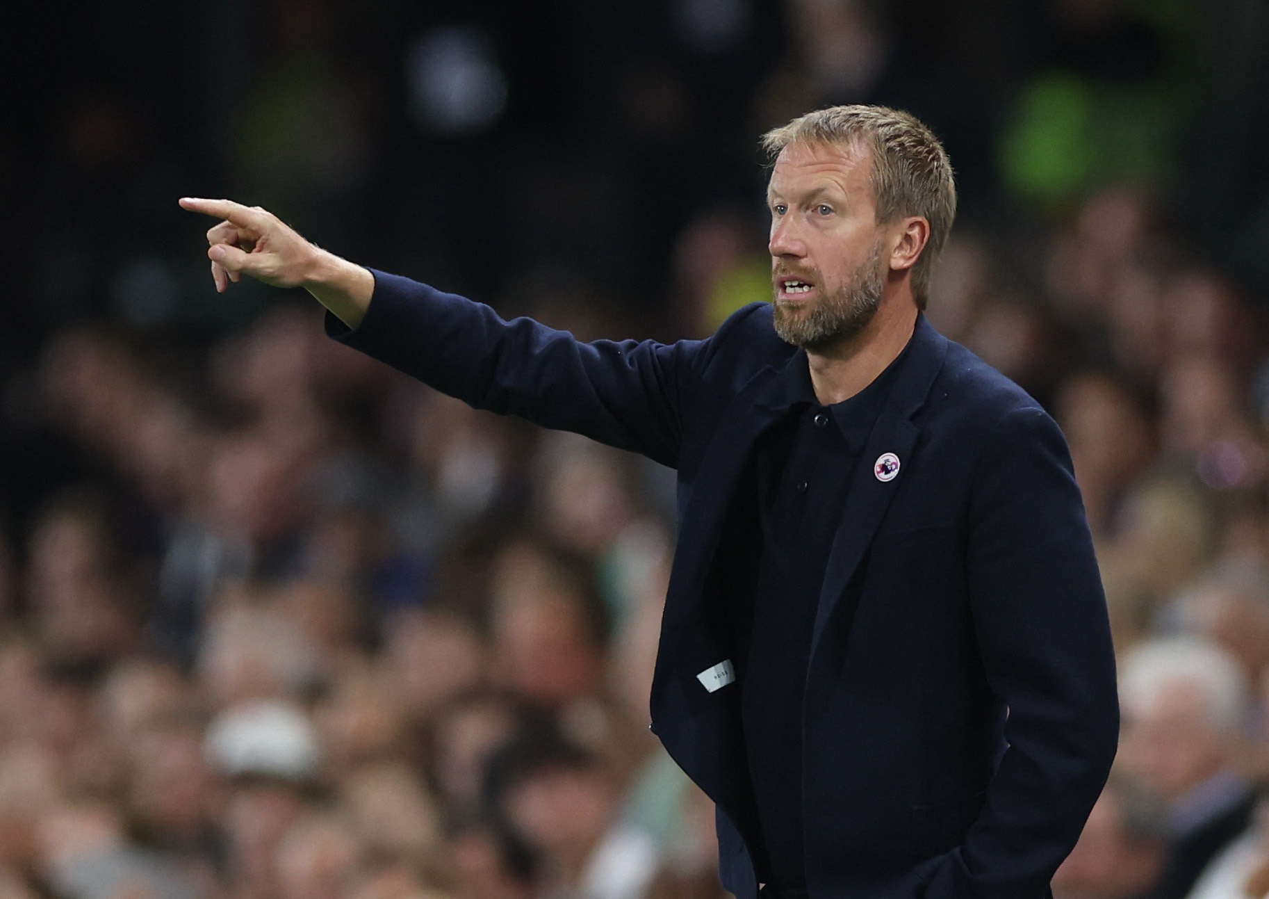 Soccer Football - Premier League - Fulham v Brighton & Hove Albion - Craven Cottage, London, Britain - August 30, 2022 Brighton & Hove Albion manager Graham Potter Action Images via Reuters