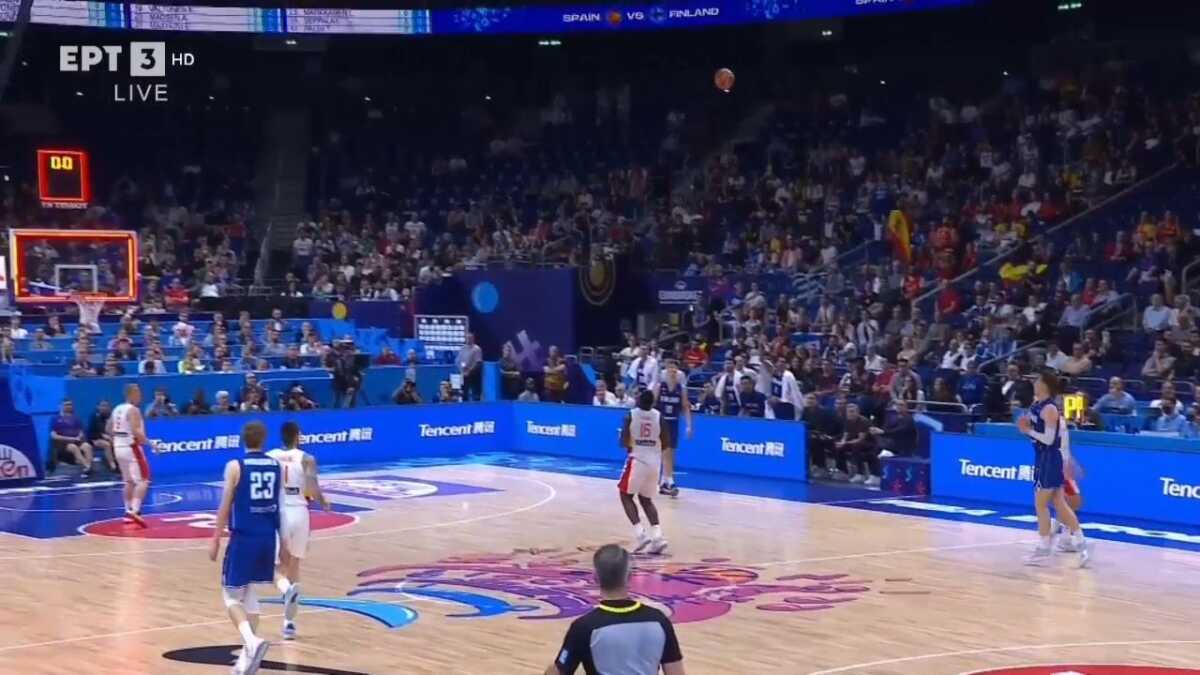 Ισπανία – Φινλανδία: Buzzer beater τρίποντο από το κέντρο ο Γιάτουνεν