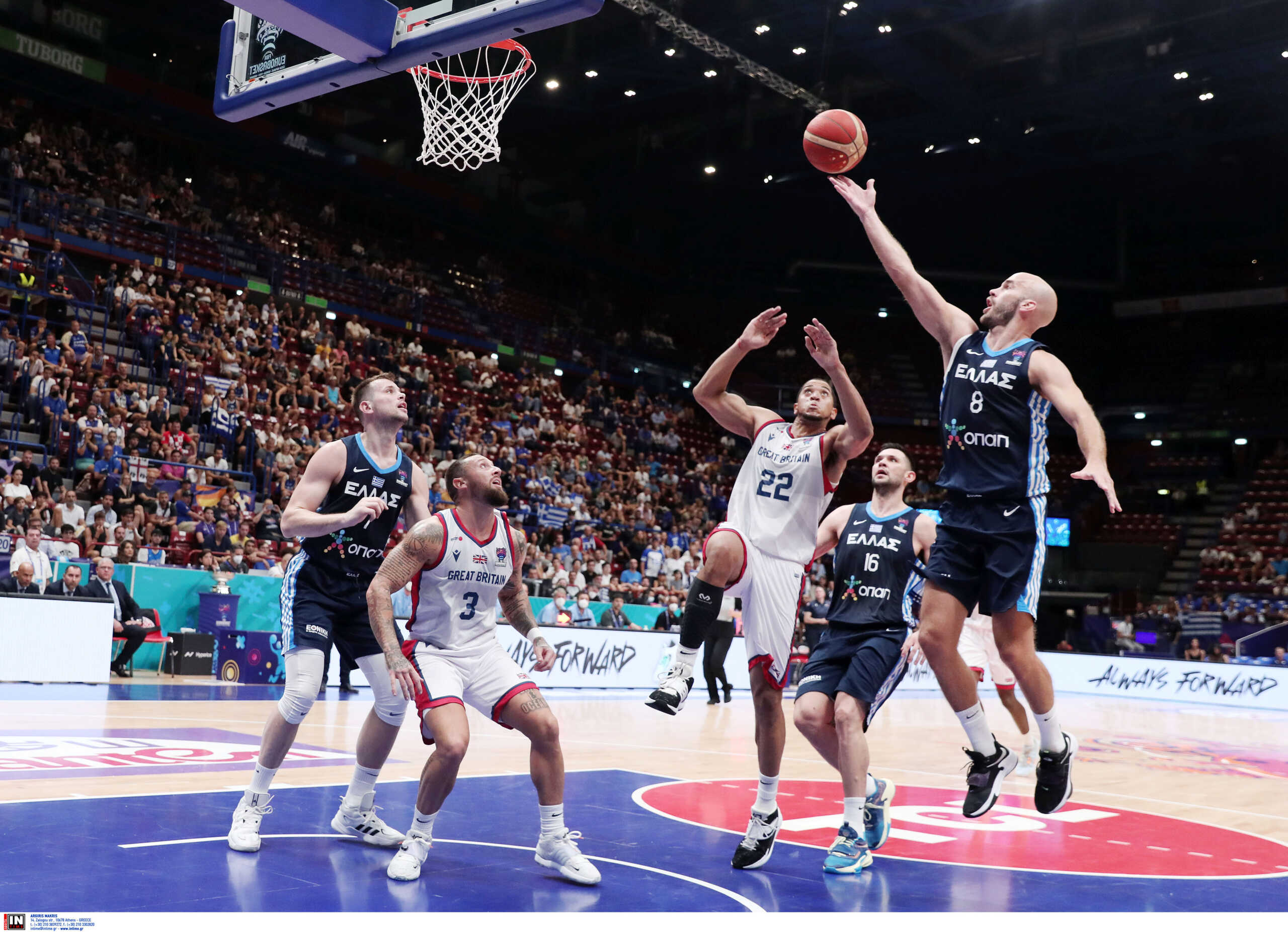 Μεγάλη Βρετανία – Ελλάδα LIVE για την τρίτη αγωνιστική του Eurobasket 2022