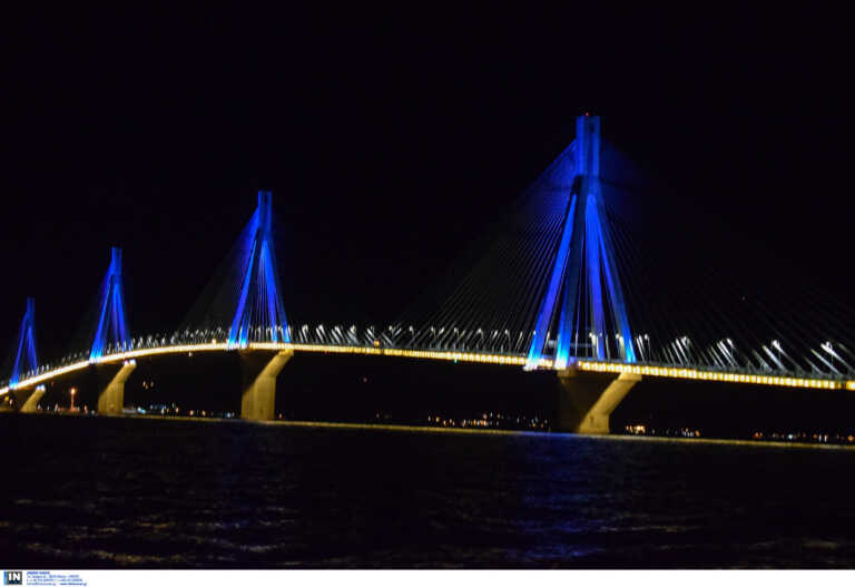 Τέλος τα διακοσμητικά φώτα στη Γέφυρα Ρίου - Αντιρρίου λόγω ενεργειακής κρίσης