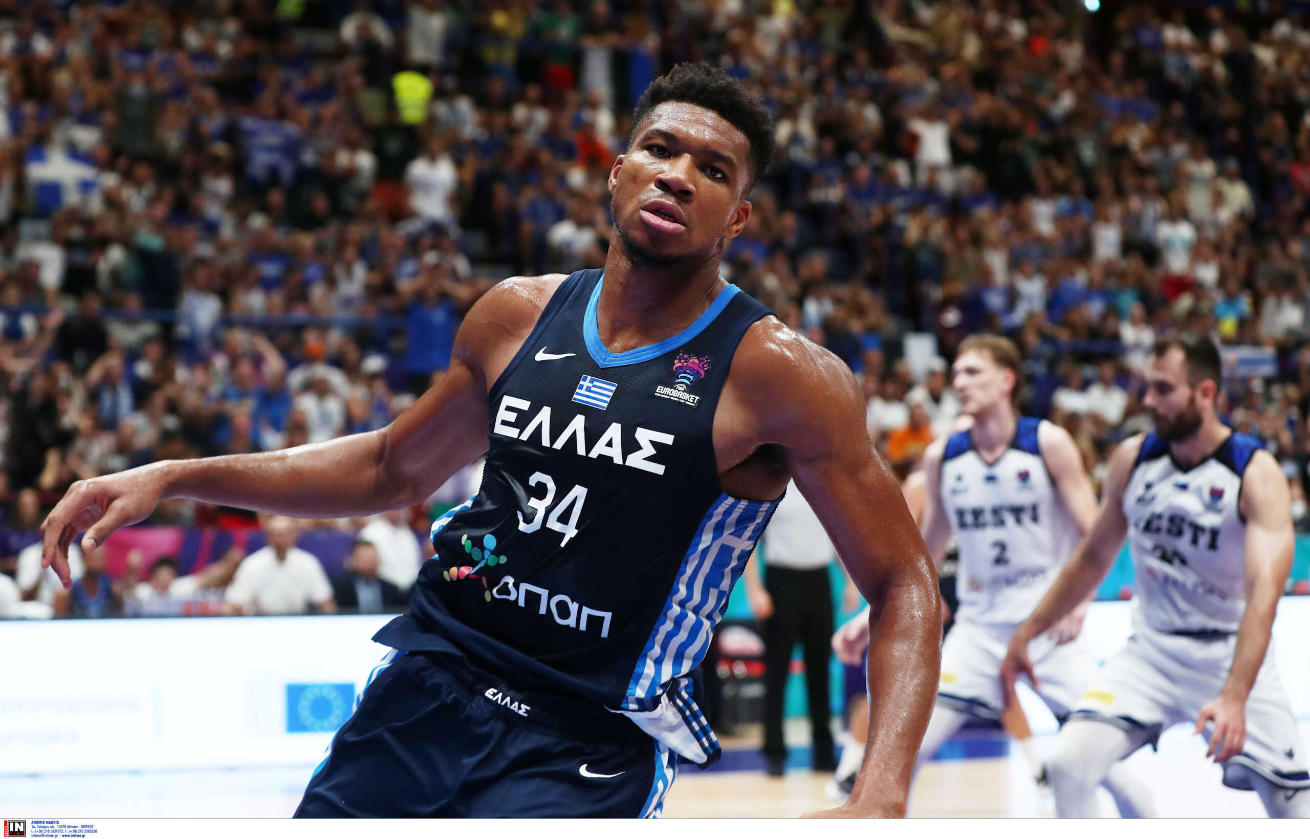 Εθνική Ελλάδας μπάσκετ: Ανησυχία για τον Γιάννη Αντετοκούνμπο – Βγήκε εκτός αγώνα