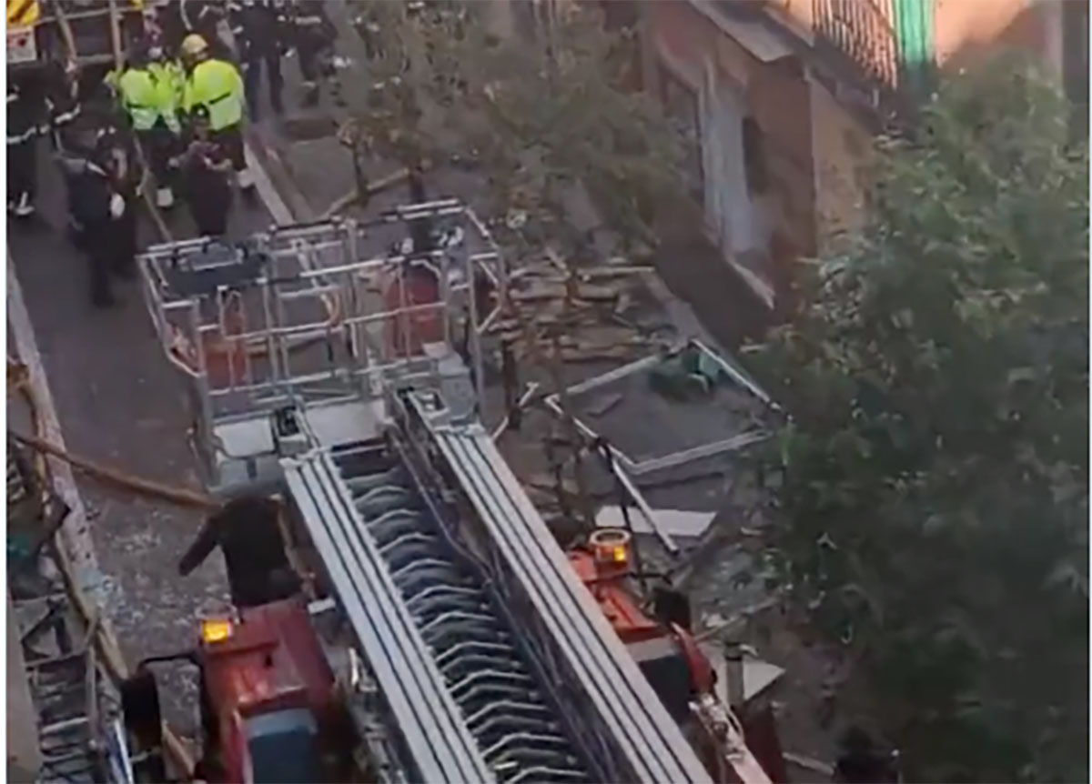Τρεις νεκροί στην Μαδρίτη από διαρροή αερίου – Εικόνες καταστροφής