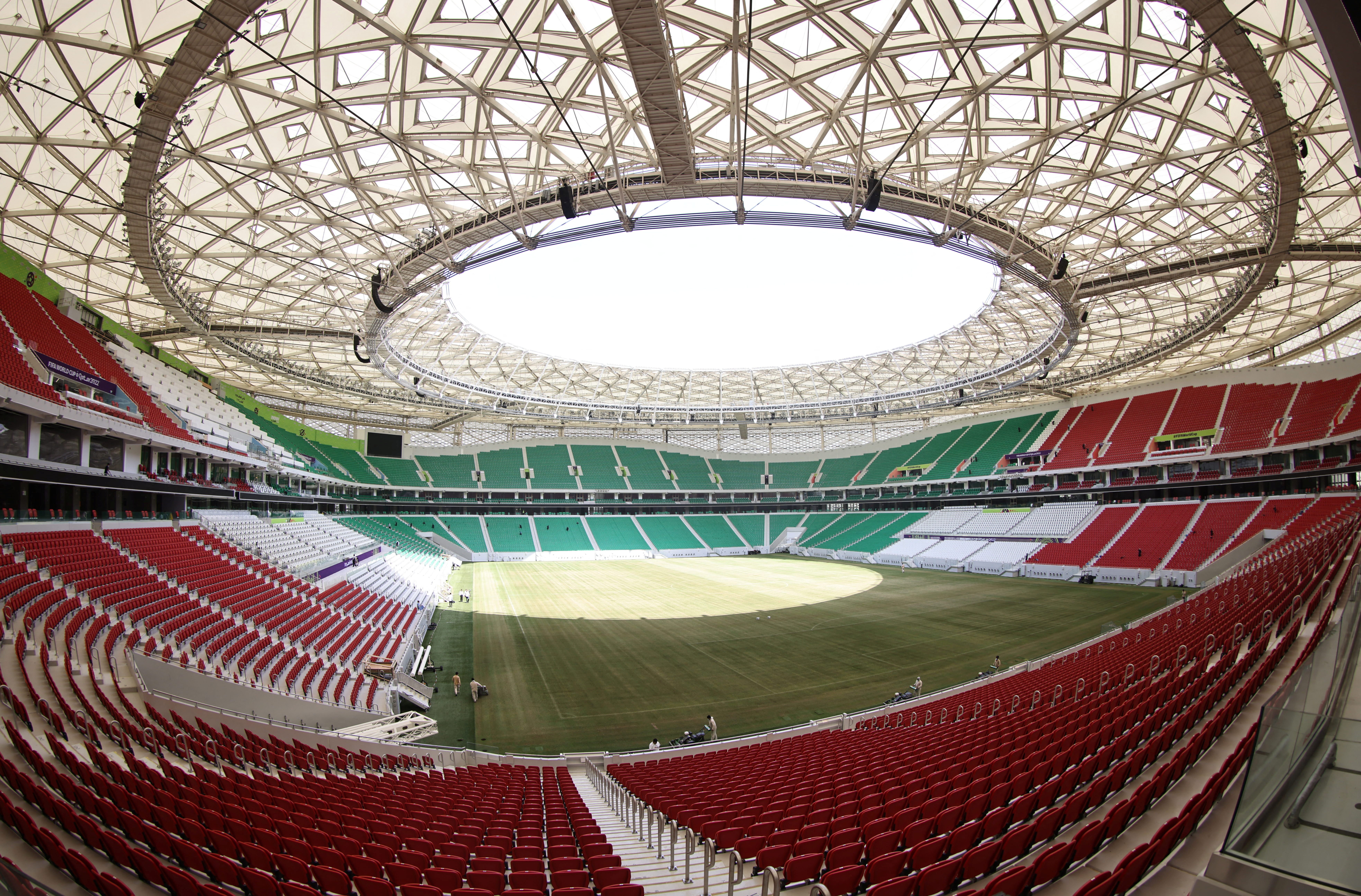 Soccer Football - FIFA World Cup Qatar 2022 Stadium Preview - Al Thumama Stadium, Doha, Qatar - September 22, 2022 General view inside the stadium ahead of the World Cup REUTERS