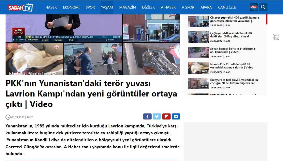 Τάκης Θεοδωρικάκος: «Μυθεύματα τα τουρκικά fake news για στρατόπεδα Κούρδων στο Λαύριο»