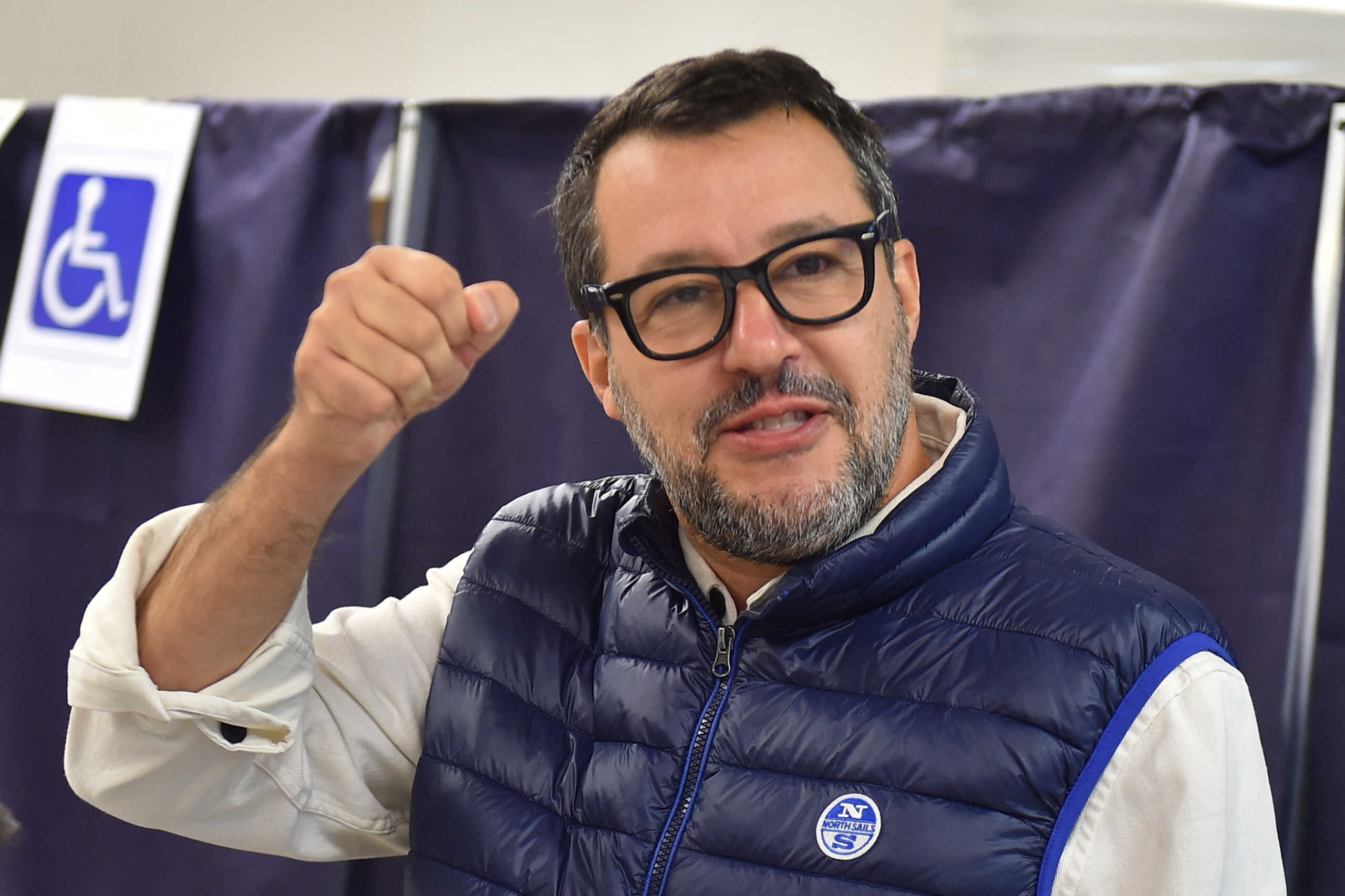 Ματέο Σαλβίνι για εκλογές στην Ιταλία: «Έχουμε σαφές προβάδισμα – Σας ευχαριστώ»