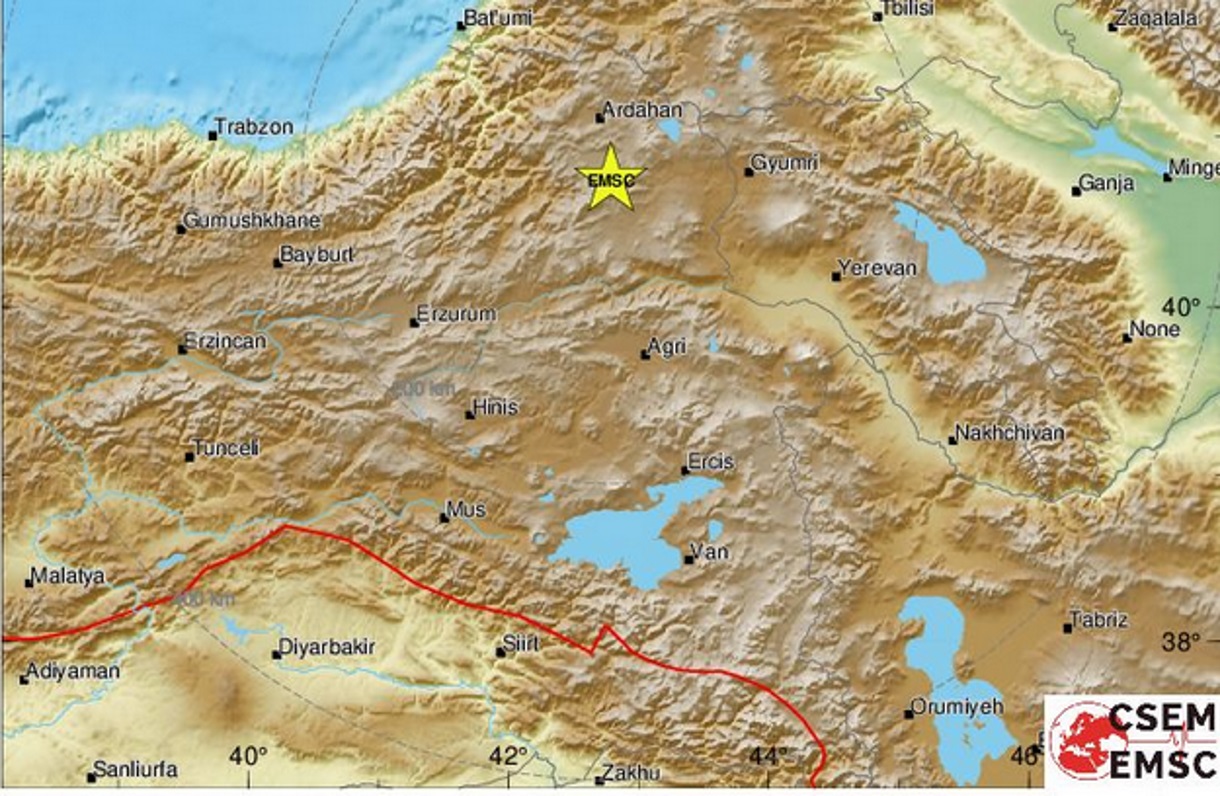 Σεισμός 5 ρίχτερ ταρακούνησε την Τουρκία
