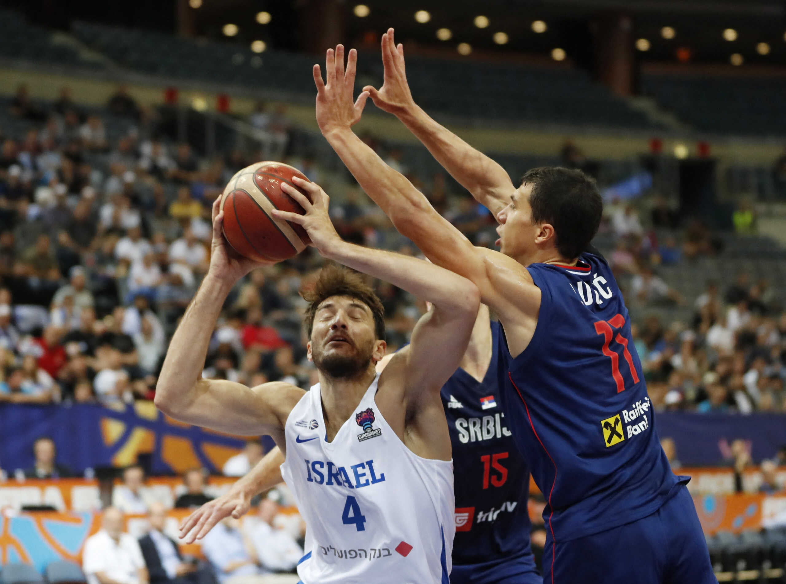 Basketball - EuroBasket Championship - Group D - Israel v Serbia - Prague Arena, Prague, Czech Republic - September 6, 2022 Israel's Roman Sorkin REUTERS