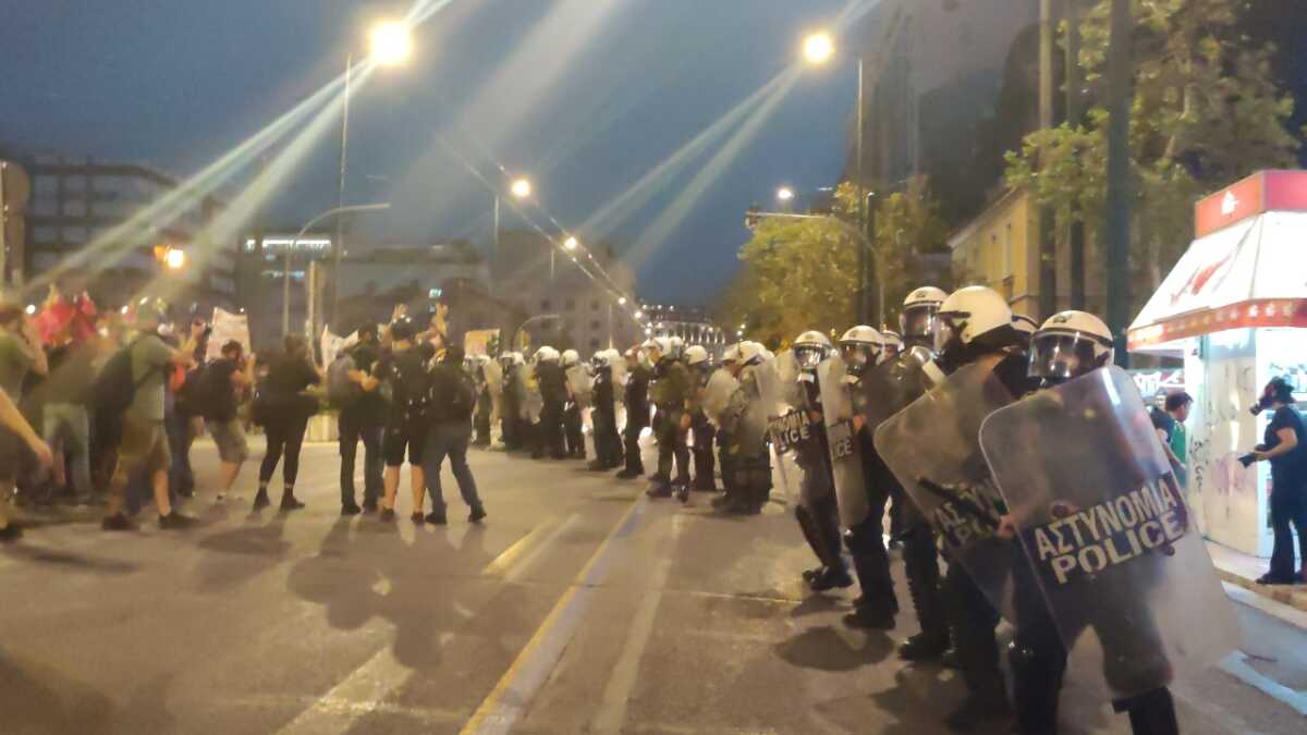 Συγκέντρωση στο κέντρο της Αθήνας κατά της Πανεπιστημιακής Αστυνομίας