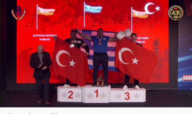 Τουρκική πρόκληση κατά την ανάκρουση του εθνικού μας ύμνου στην επιτυχία Έλληνα αθλητή μέσα στην Αττάλεια