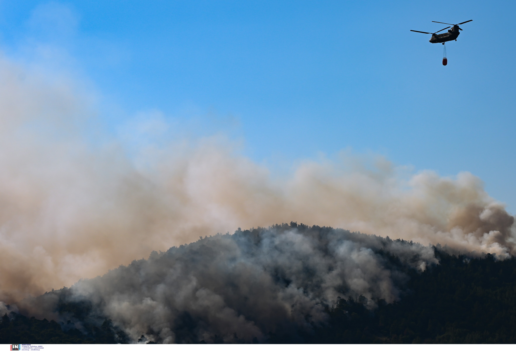Φωτιά στην Πύλο – Καίγεται δάσος, άμεση κινητοποίηση της πυροσβεστικής