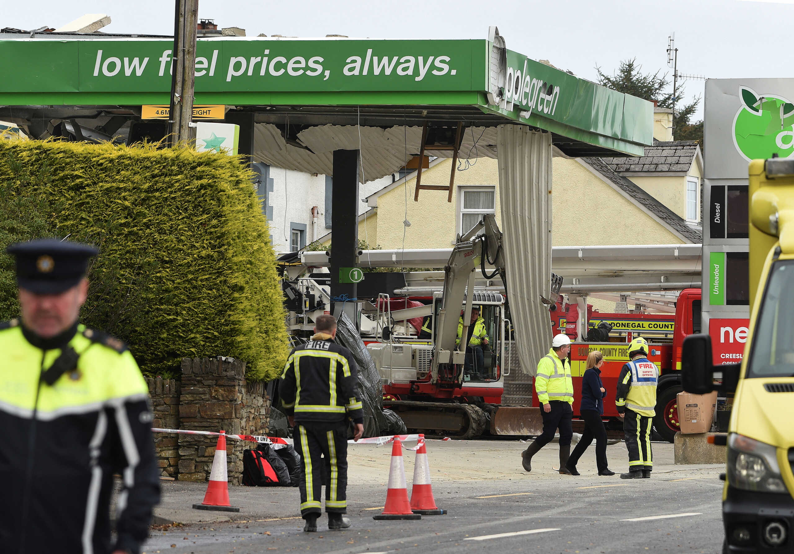 Ιρλανδία: Δέκα οι νεκροί από έκρηξη σε πρατήριο καυσίμων