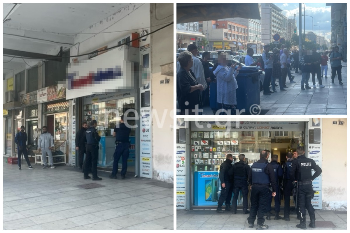 Ληστεία σε κατάστημα στη Θεσσαλονίκη – Ταμπουρωμένοι οι ληστές
