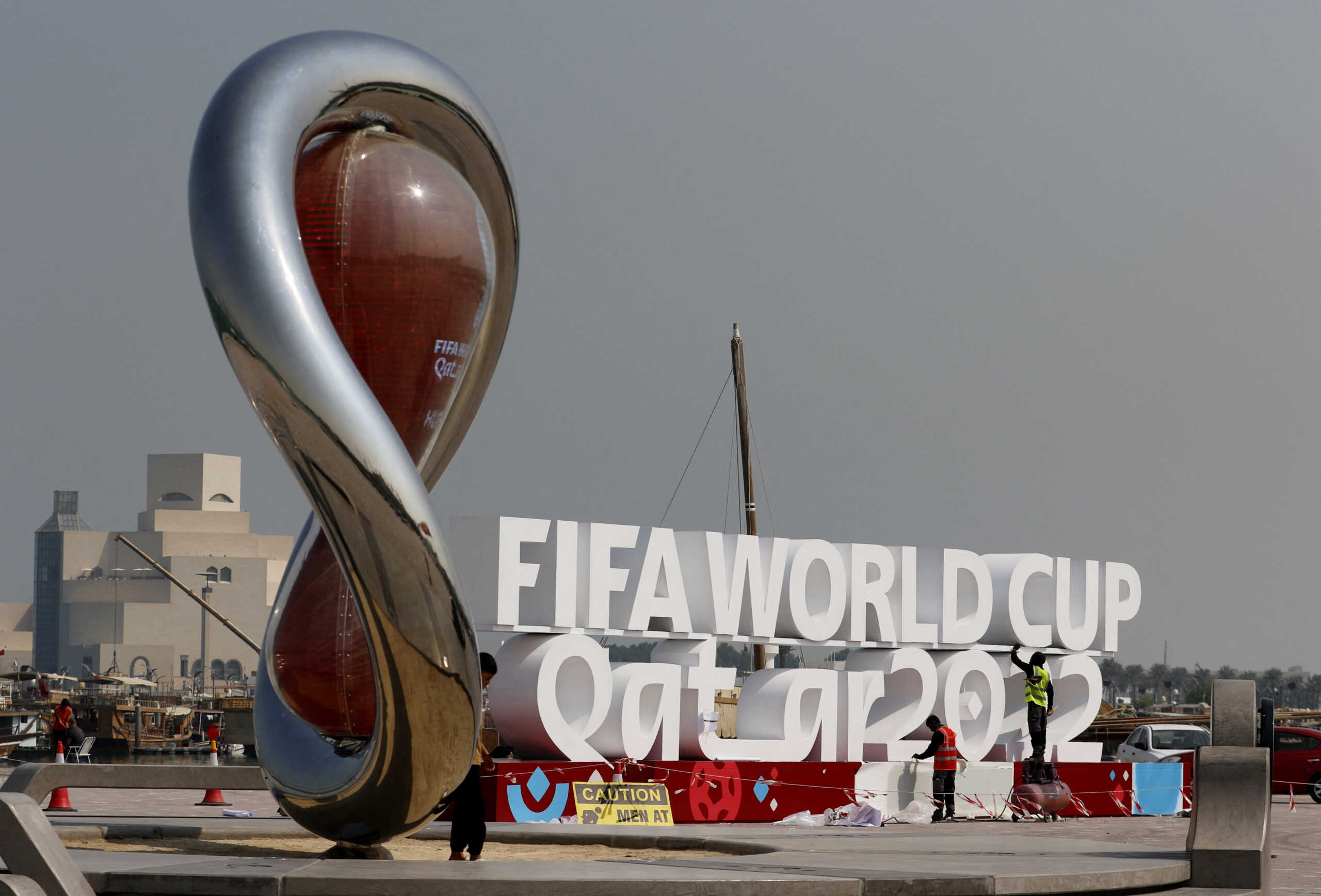 Soccer Football - FIFA World Cup Qatar 2022 Preview - Doha, Qatar - October 26, 2022 General view of signage in Doha ahead of the World Cup REUTERS