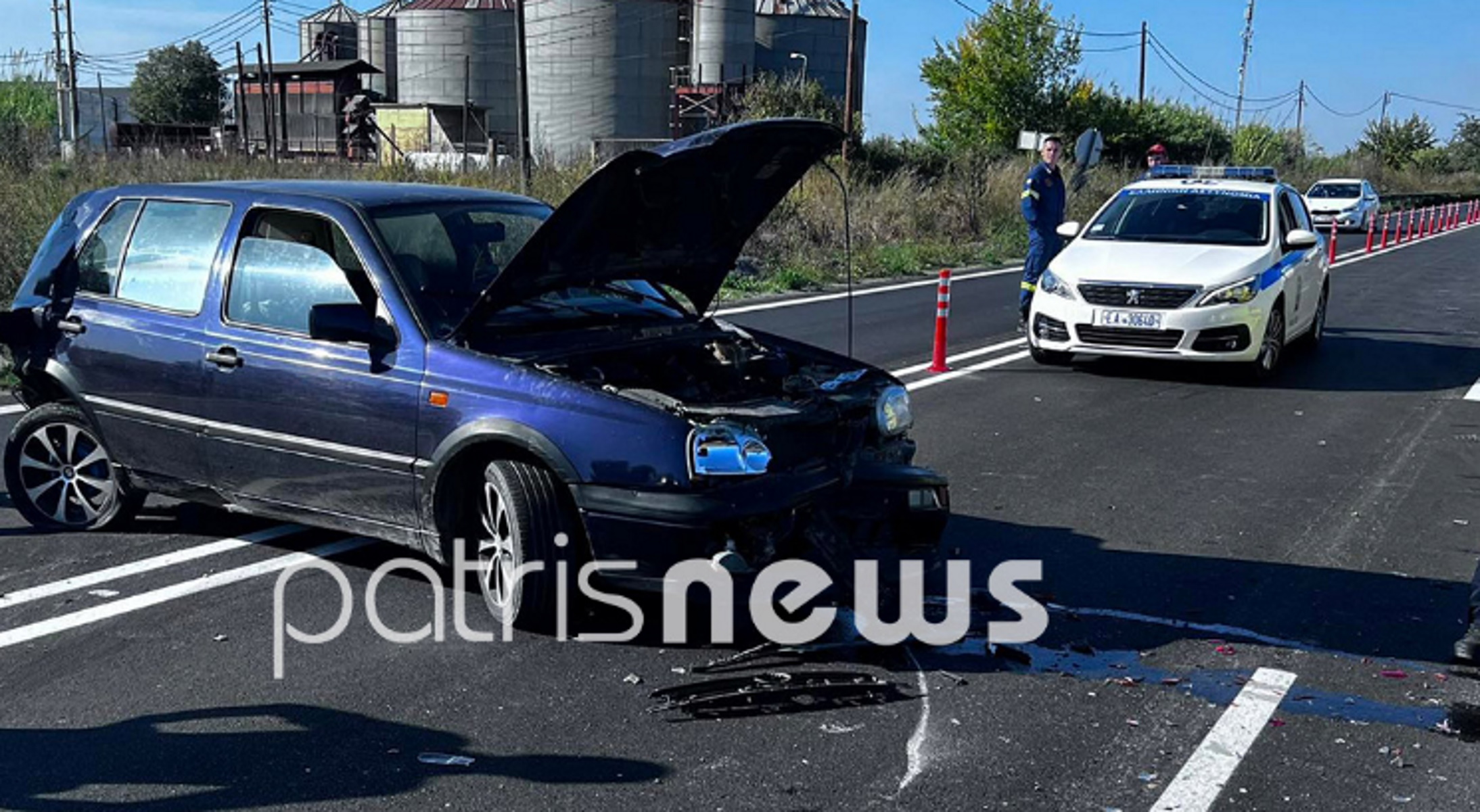Σοβαρό τροχαίο στην Πύργου  Πατρών – Τριπλή καραμπόλα κοντά στη Μαραθιά