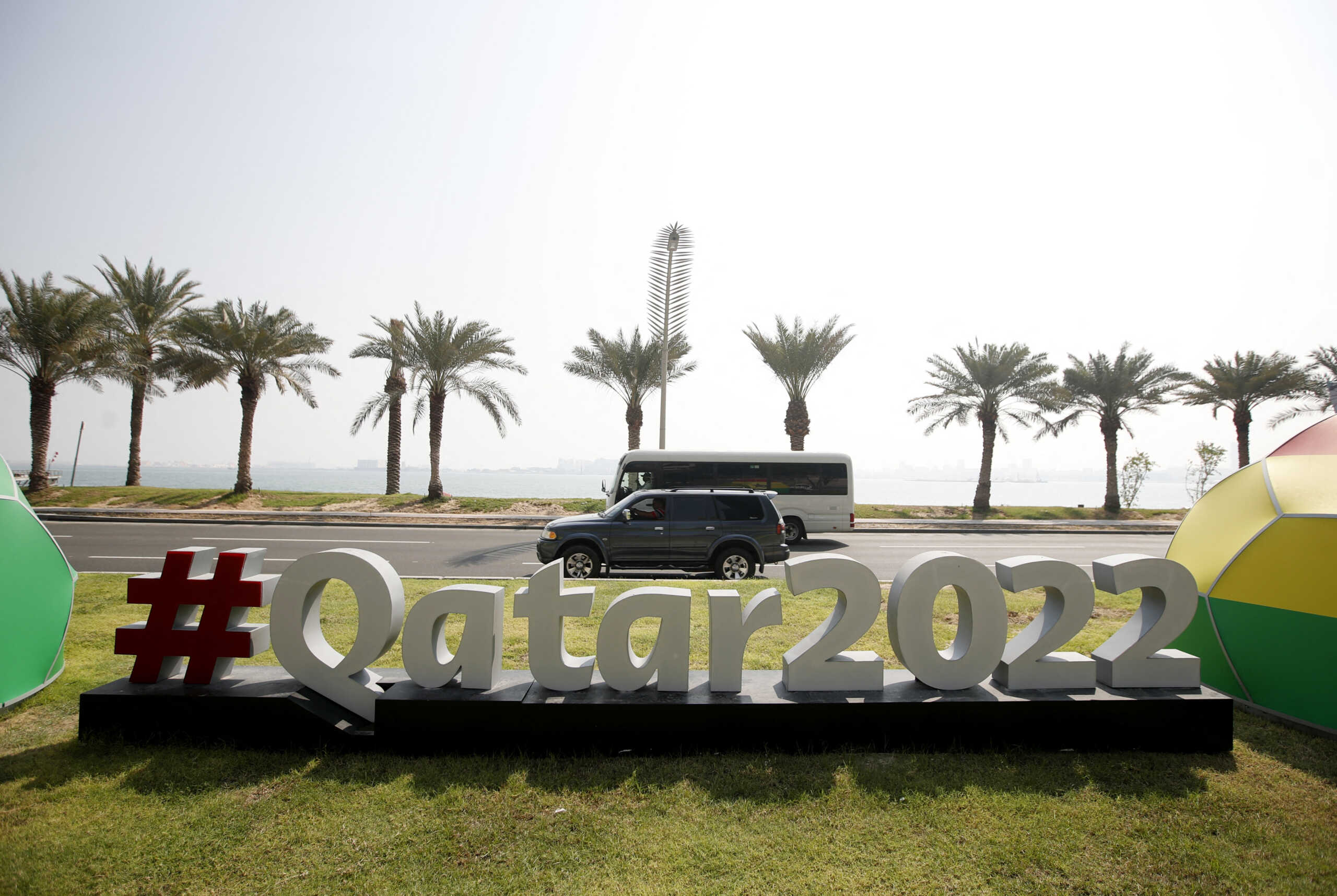 Soccer Football - FIFA World Cup Qatar 2022 Preview - Doha, Qatar - October 26, 2022 General view of signage in Doha ahead of the World Cup REUTERS