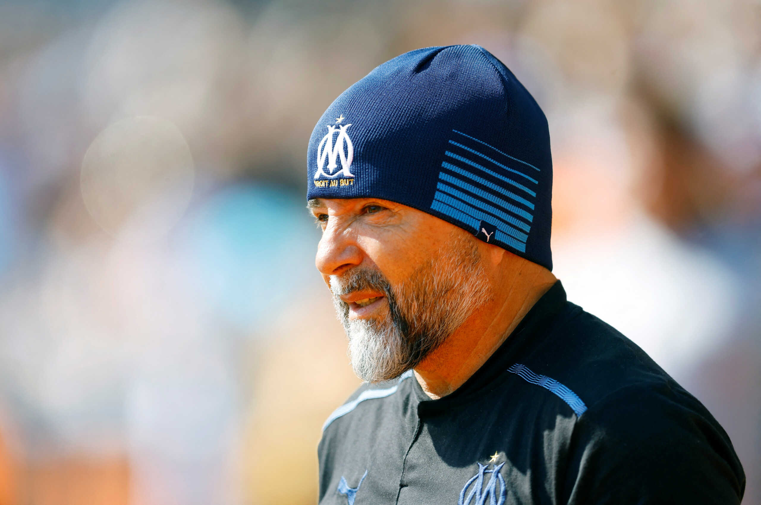 FILE PHOTO: Soccer Football - Ligue 1 - Lorient v Olympique de Marseille - Stade du Moustoir, Lorient, France - May 8, 2022 Olympique de Marseille coach Jorge Sampaoli REUTERS