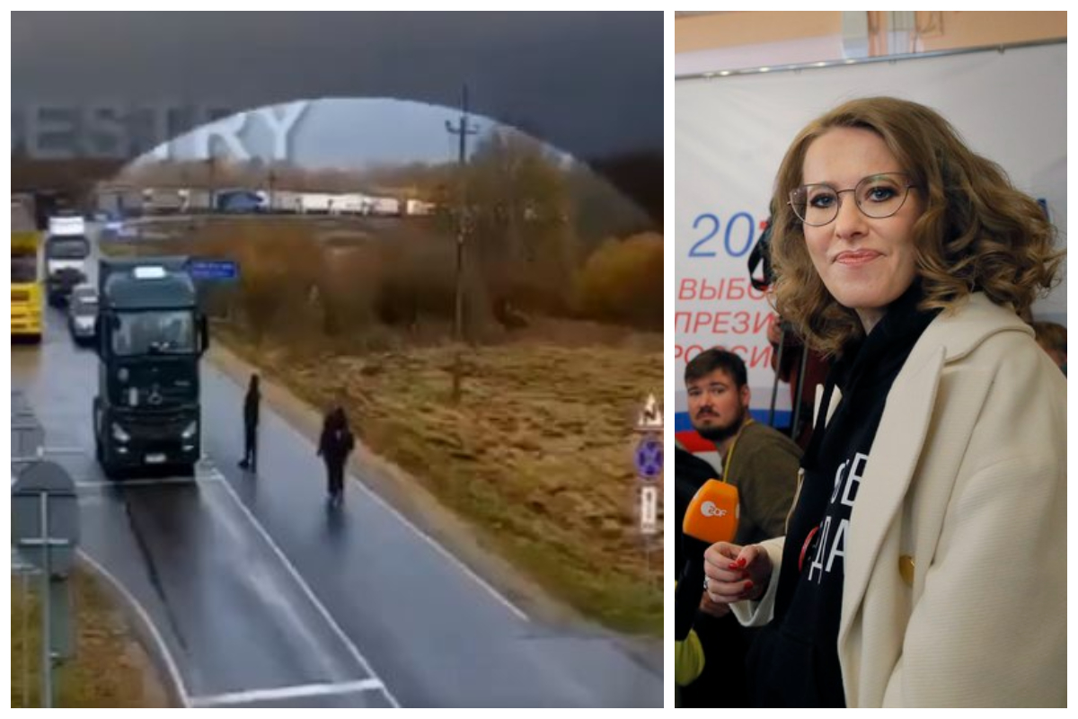 Ξένια Σαμπτσάκ: Βίντεο δείχνει την βαφτιστήρα του Πούτιν να φεύγει από την Ρωσία, περνώντας τα σύνορα της Λιθουανίας