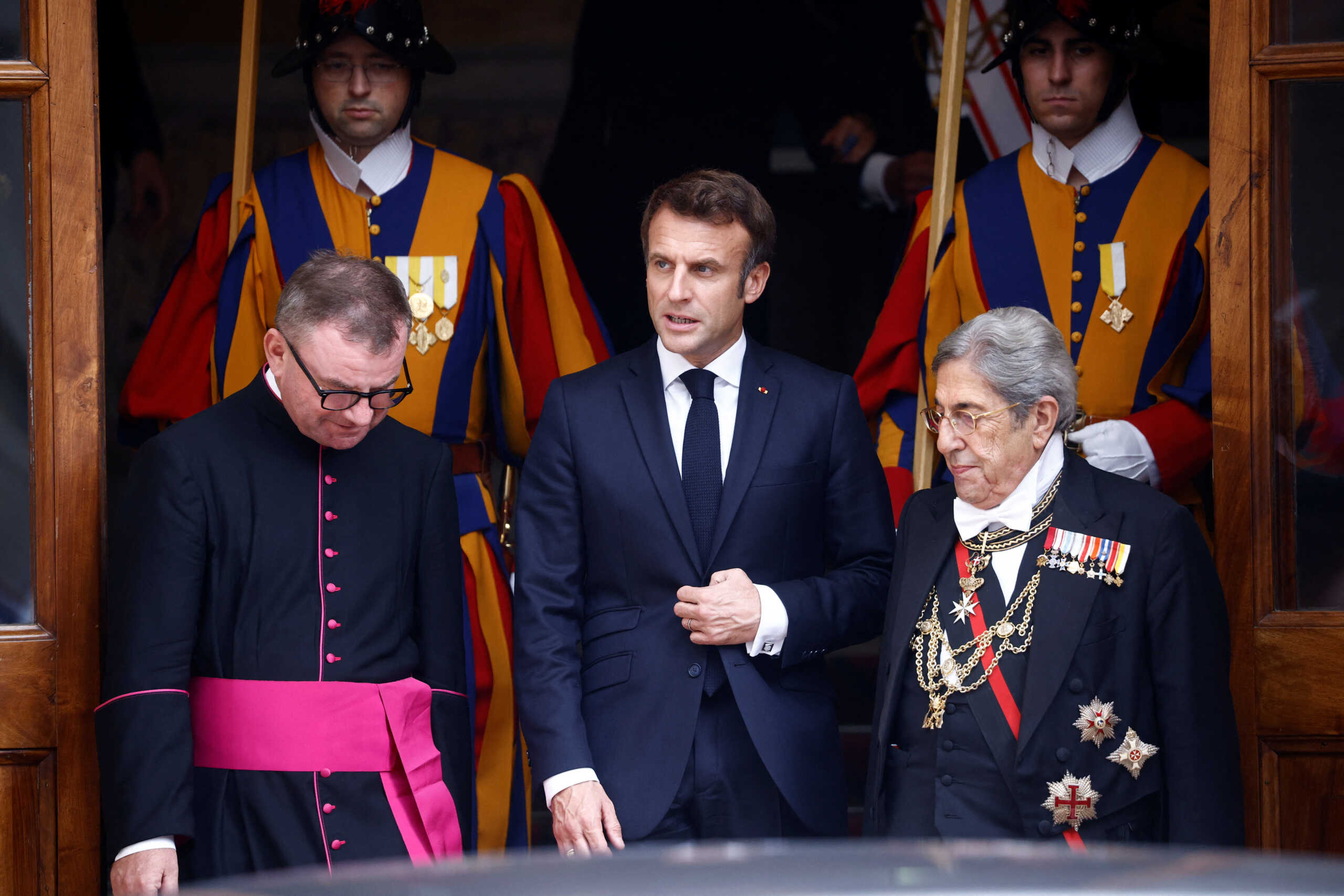 Vatican MacronReuters scaled