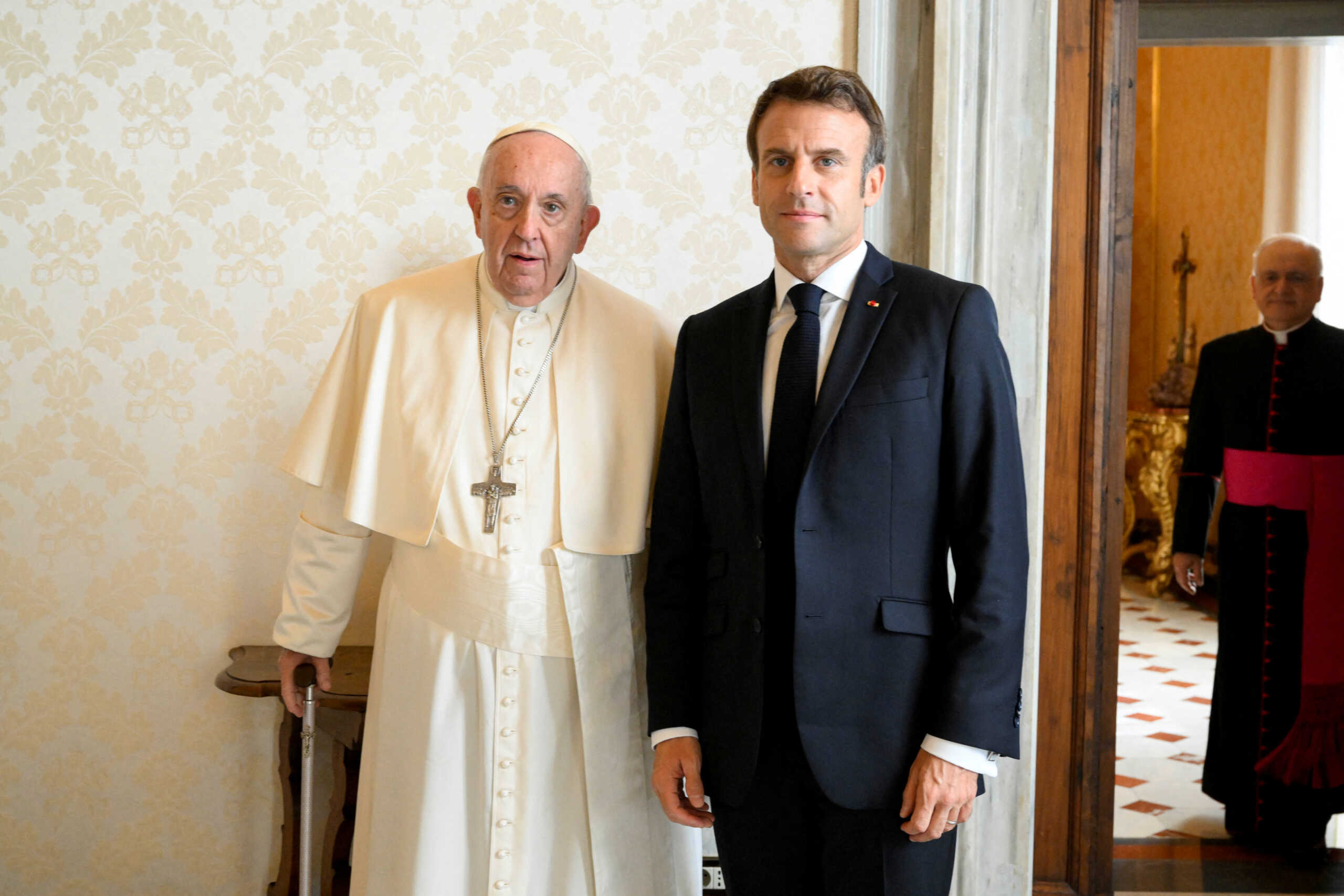 Vatican Macron Pope Reuters scaled