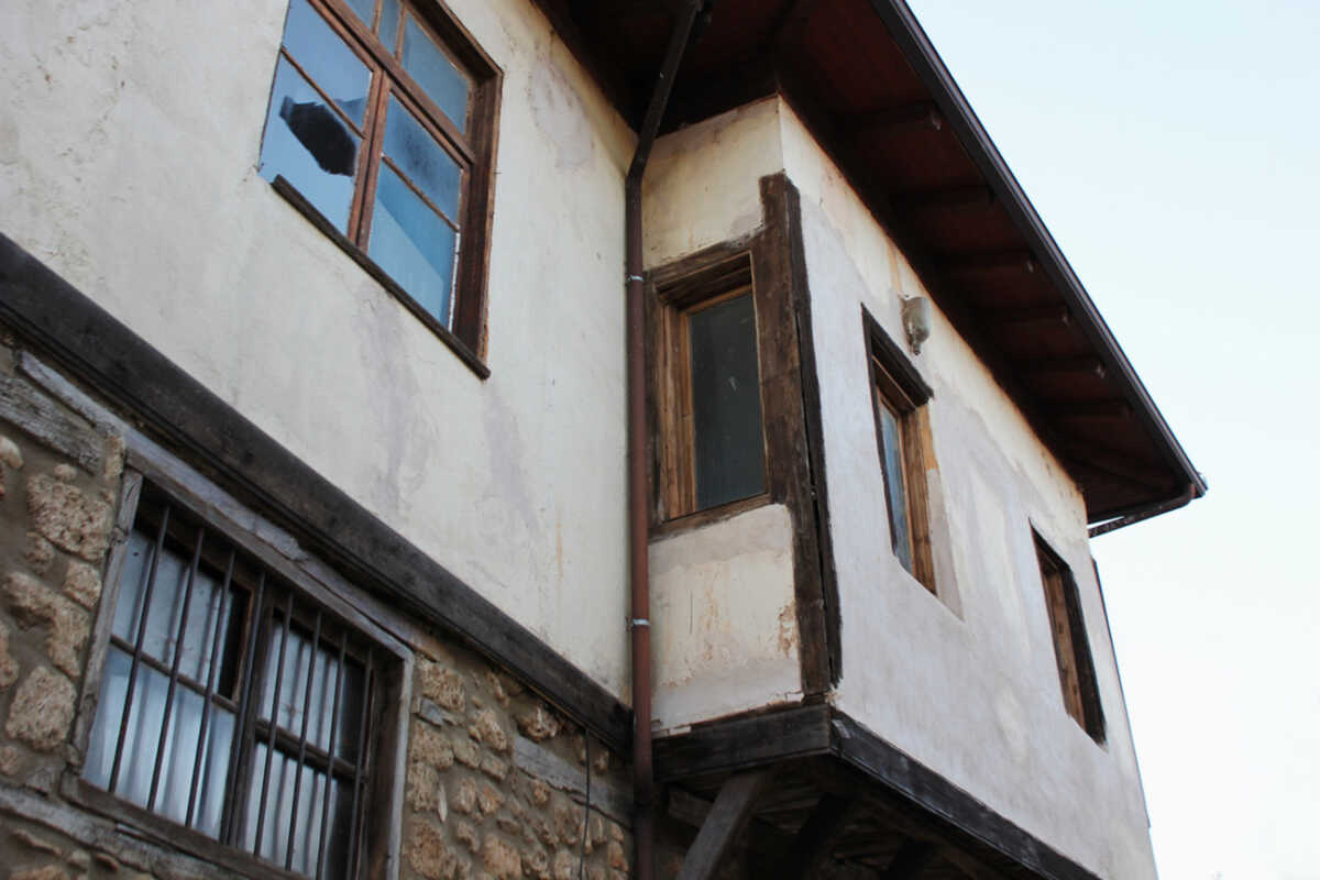 Old traditional building in Varosi area Edessa Greece