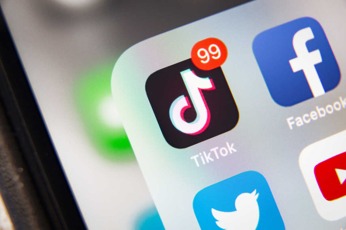 εικονίδιο tiktok σε iphone