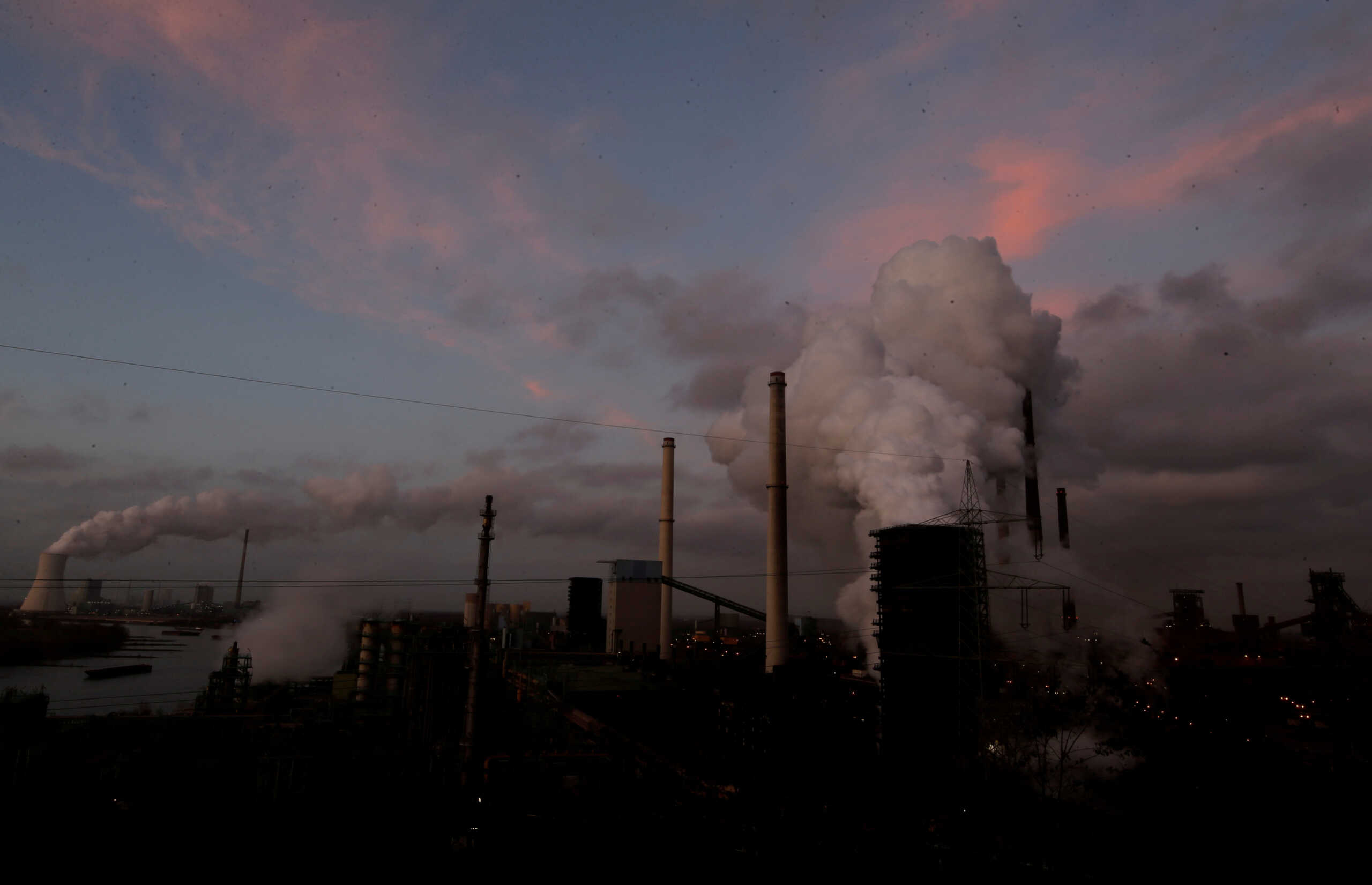 FILE PHOTO: General view of the ThyssenKrupp steel Europe plant in Duisburg, Germany, January 7, 2020. REUTERS