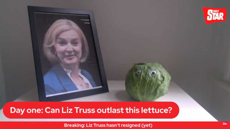 «Μπορεί η Λιζ Τρας να αντέξει περισσότερο από ένα μαρούλι;» - Live παρωδία της Daily Star για την πρωθυπουργό της Βρετανίας
