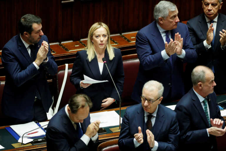 Ιταλία: Η κυβέρνηση της Τζόρτζια Μελόνι έλαβε την ψήφο εμπιστοσύνης της Βουλής