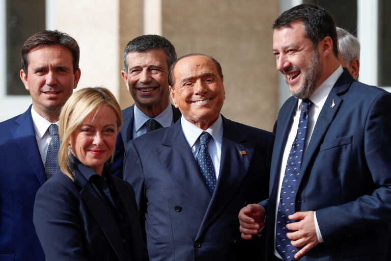 Ιταλία: Μελόνι, Σαλβίνι και Μπερλουσκόνι στον Ματαρέλα – «Είμαστε έτοιμοι να κυβερνήσουμε»