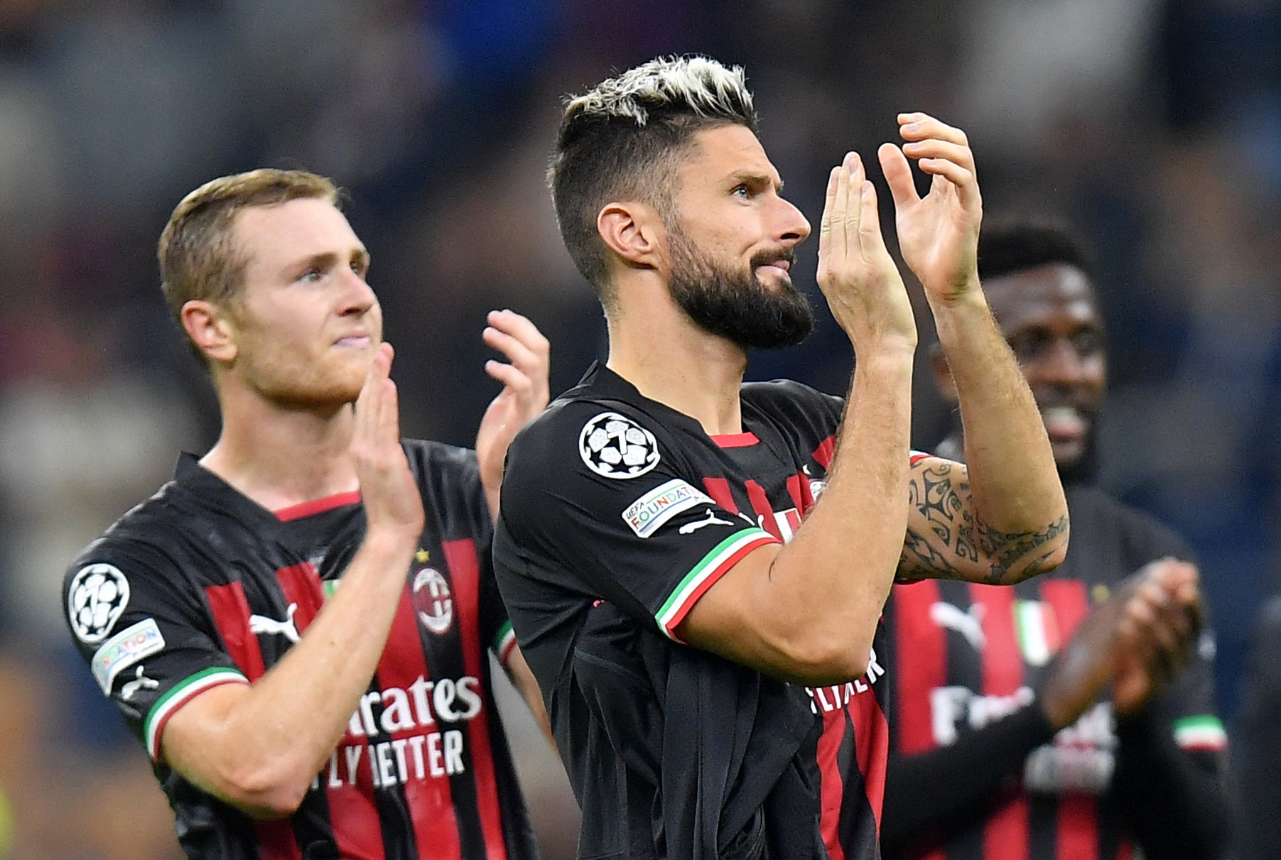 Soccer Football - Champions League - Group E - AC Milan v Chelsea - San Siro, Milan, Italy - October 11, 2022   AC Milan's Olivier Giroud looks dejected after the match REUTERS