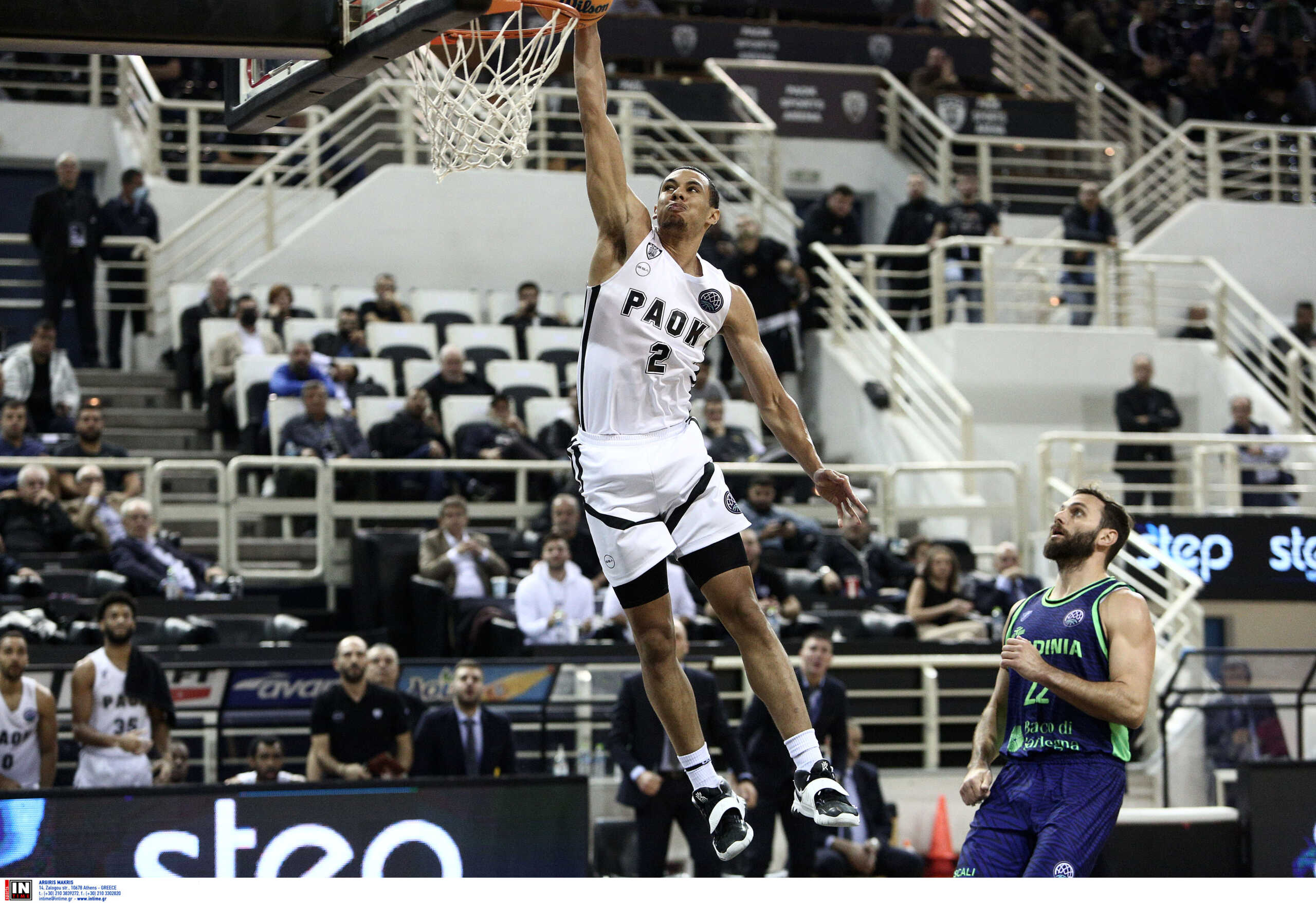 ΠΑΟΚ – Σάσαρι 88-68: Οι Θεσσαλονικείς διέλυσαν τους Ιταλούς για το Basketball Champions League