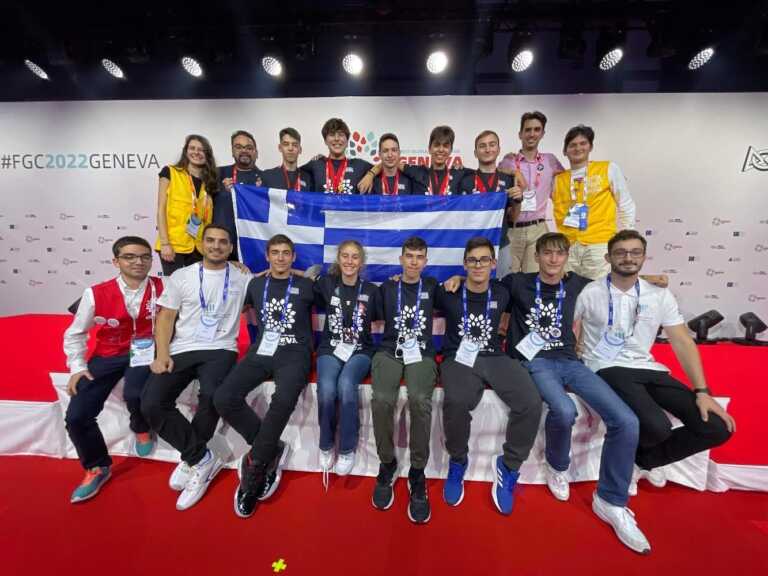 Χάλκινο μετάλλιο για την Ελληνική Εθνική Ομάδα Ρομποτικής ανάμεσα σε 164 χώρες
