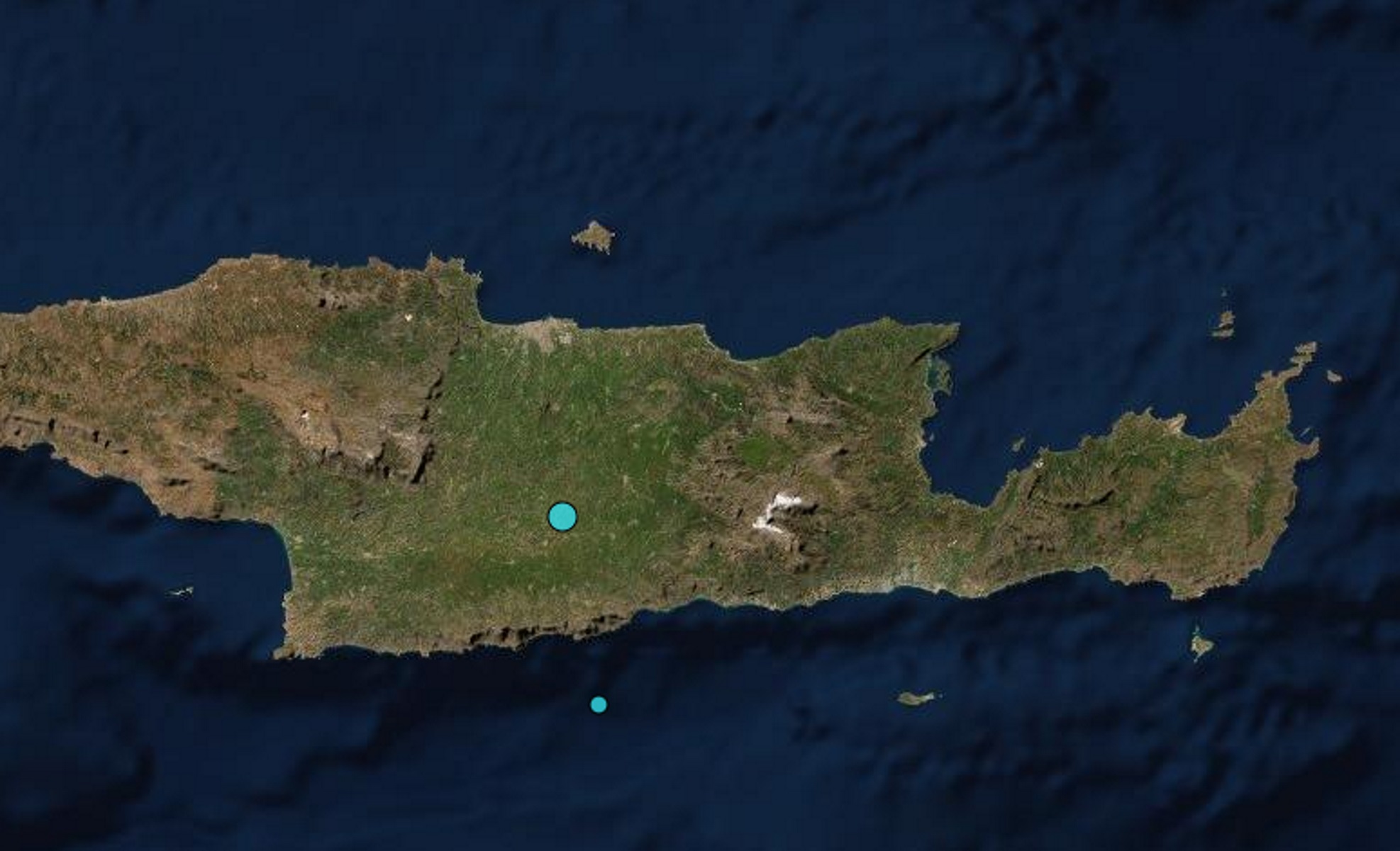 Σεισμός στην Κρήτη – Στον Πύργο Ηρακλείου το επίκεντρο