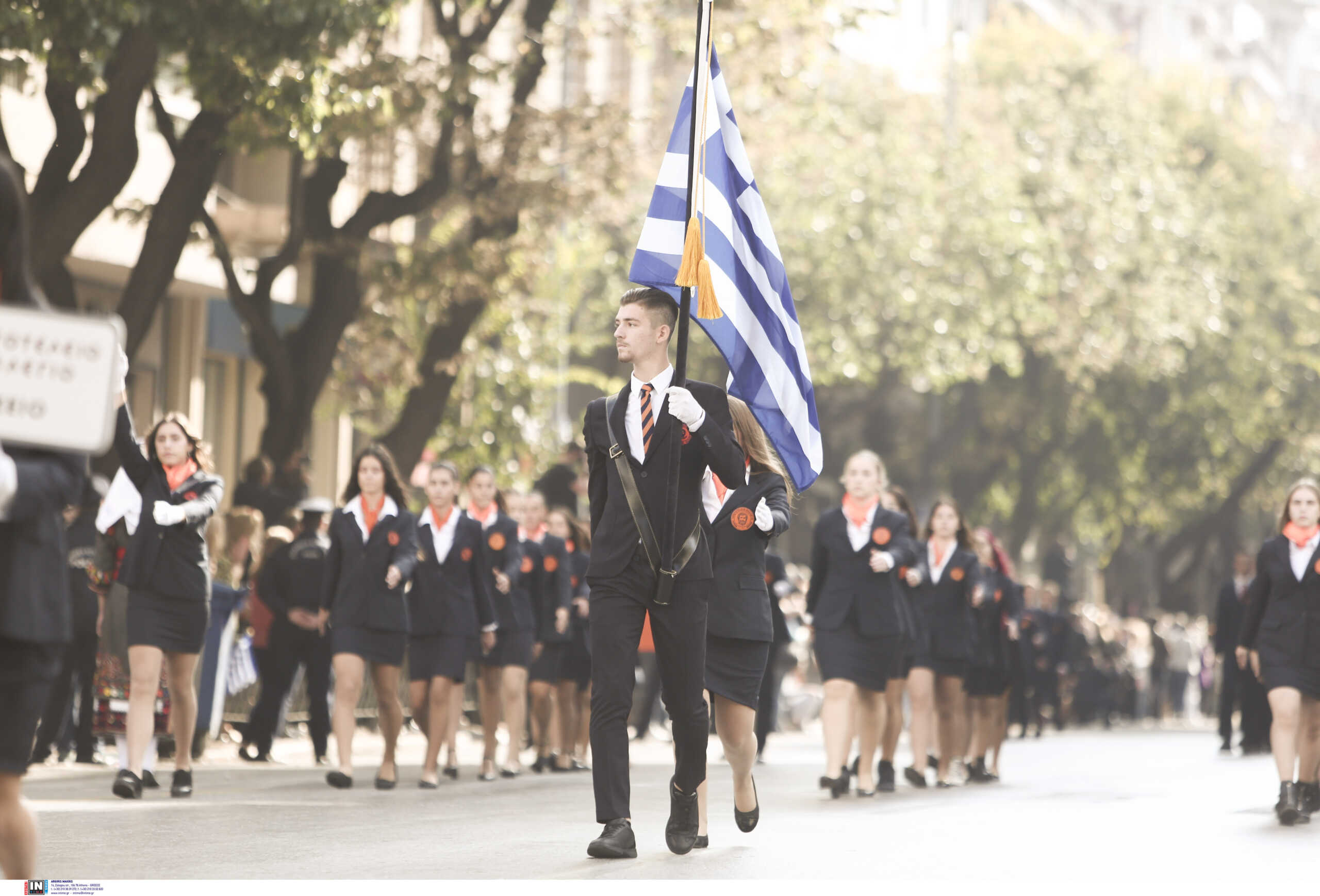28η Οκτωβρίου: Μαθητική παρέλαση στη Θεσσαλονίκη – Συμμετείχαν 21 σχολεία