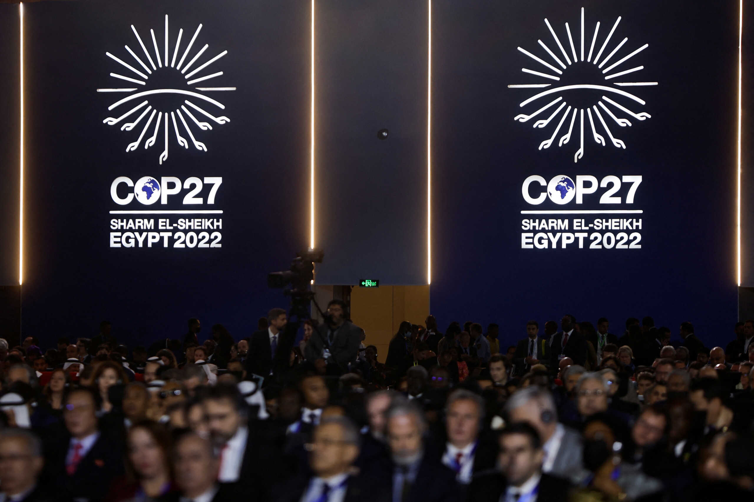 People attend the COP27 climate summit in Sharm el-Sheikh, Egypt November 7, 2022. REUTERS
