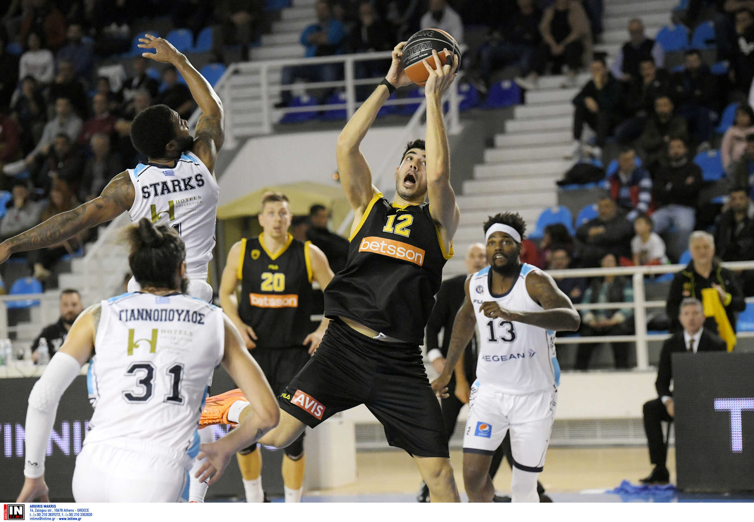 Κολοσσός – ΑΕΚ 73-67: Κακή εμφάνιση και ήττα στη Basket League