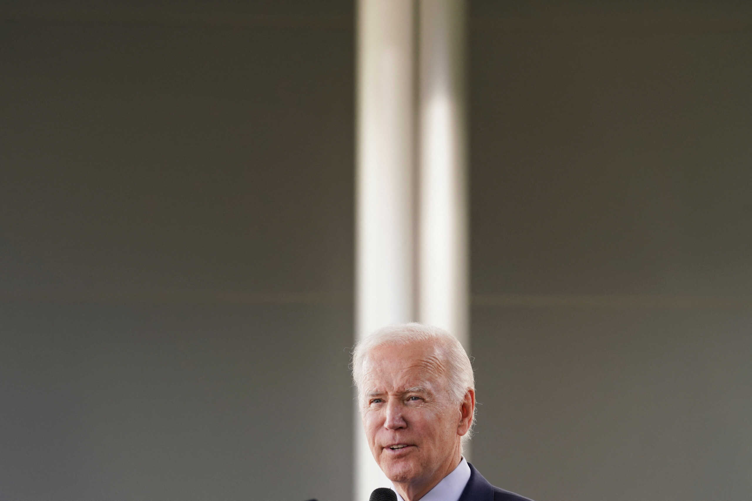 U.S. President Joe Biden delivers remarks on the benefits of the CHIPS and Science Act during a campaign event at Viasat Inc., in Carlsbad, near San Diego, California, U.S., November 4, 2022. REUTERS