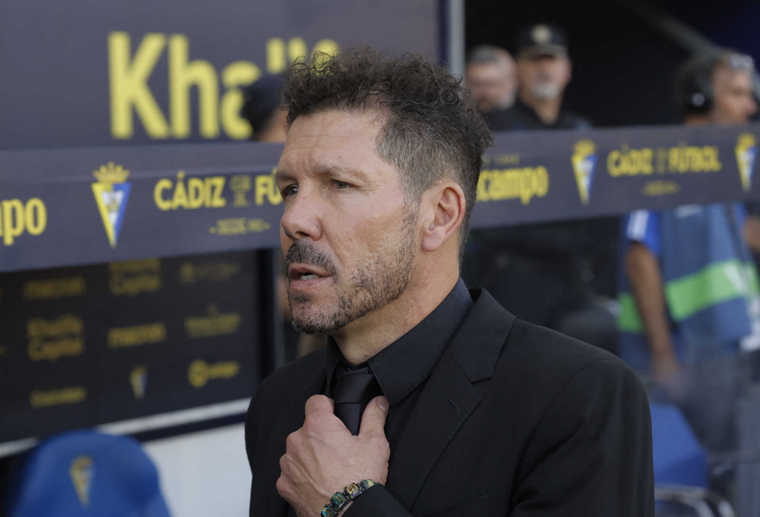 Soccer Football - LaLiga - Cadiz v Atletico Madrid - Estadio Nuevo Mirandilla, Cadiz, Spain - October 29, 2022 Atletico Madrid coach Diego Simeone before the match REUTERS