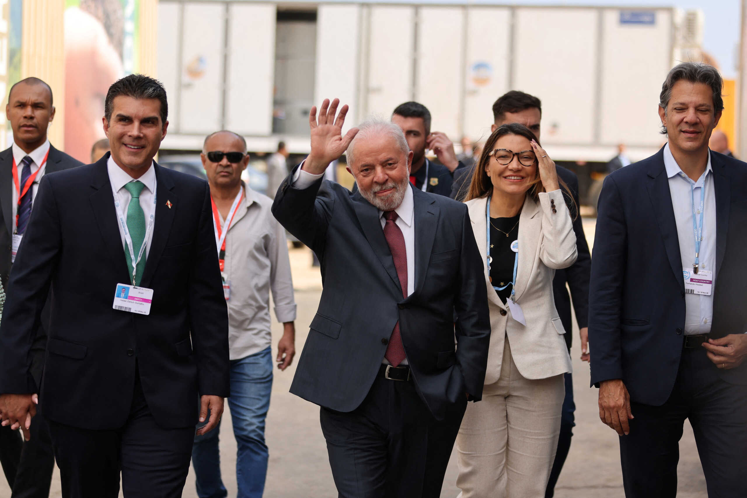 Brazil's President-elect Luiz Inacio Lula da Silva attends the COP27 climate summit, in Sharm el-Sheikh, Egypt, November 16, 2022. REUTERS