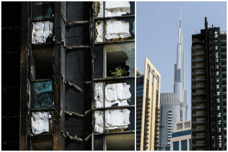 Ντουμπάι: Φωτιά σε ουρανοξύστη 35 ορόφων, κοντά στο ψηλότερο κτίριο του κόσμου