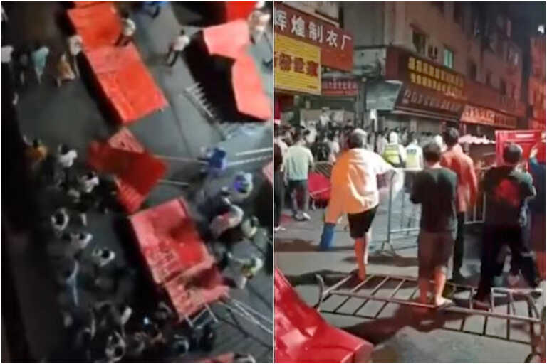Άγρια επεισόδια για το lockdown κατά του κορονοϊού στην Κίνα - «Δεν θέλουμε άλλα τεστ»