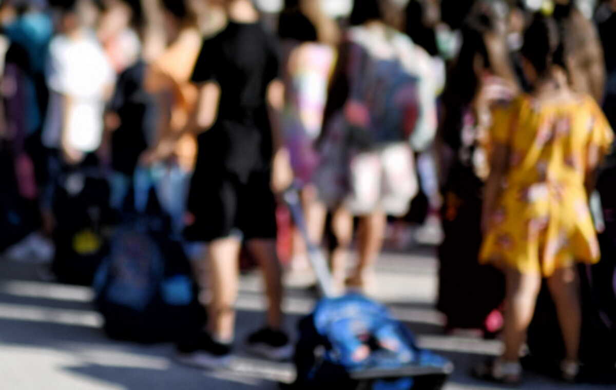 Αγιασμός κατά την πρώτη ημέρα της νέας σχολικής χρονιάς, στο 2ο Δημοτικό Σχολείο Κορίνθου, Δευτέρα 12 Σεπτεμβρίου 2022. Ξεκίνησε σήμερα με τον καθιερωμένο αγιασμό η νέα σχολική χρονιά για τους μαθητές και τις μαθήτριες του Νηπιαγωγείου, Δημοτικού, Γυμνασίου και Λυκείου. ΑΠΕ-ΜΠΕ